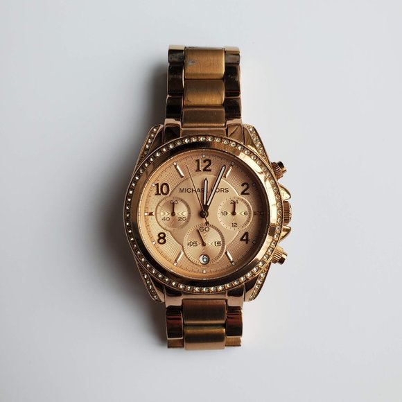 Michael Kors Rose Gold Watch - Picture 1 of 4